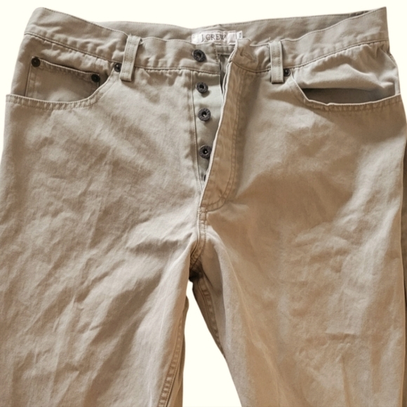 VTG J. CREW BUTTON FLY JEANS - Picture 1 of 9